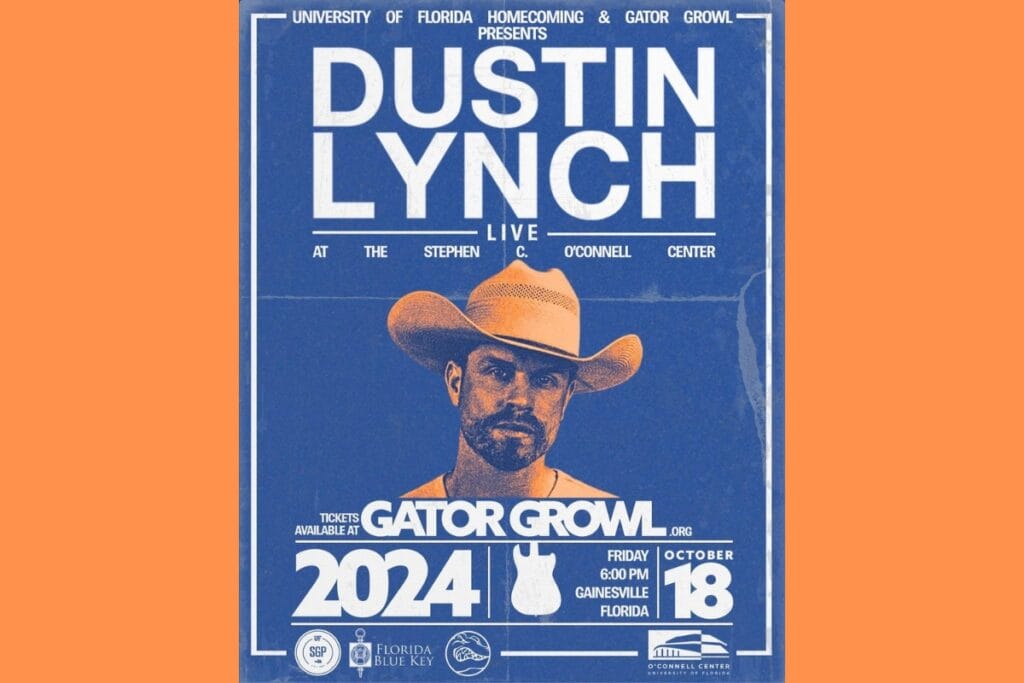 UF’s annual Gator Growl will feature singersongwriter Dustin Lynch on Friday at the Stephen O’Connell Center.