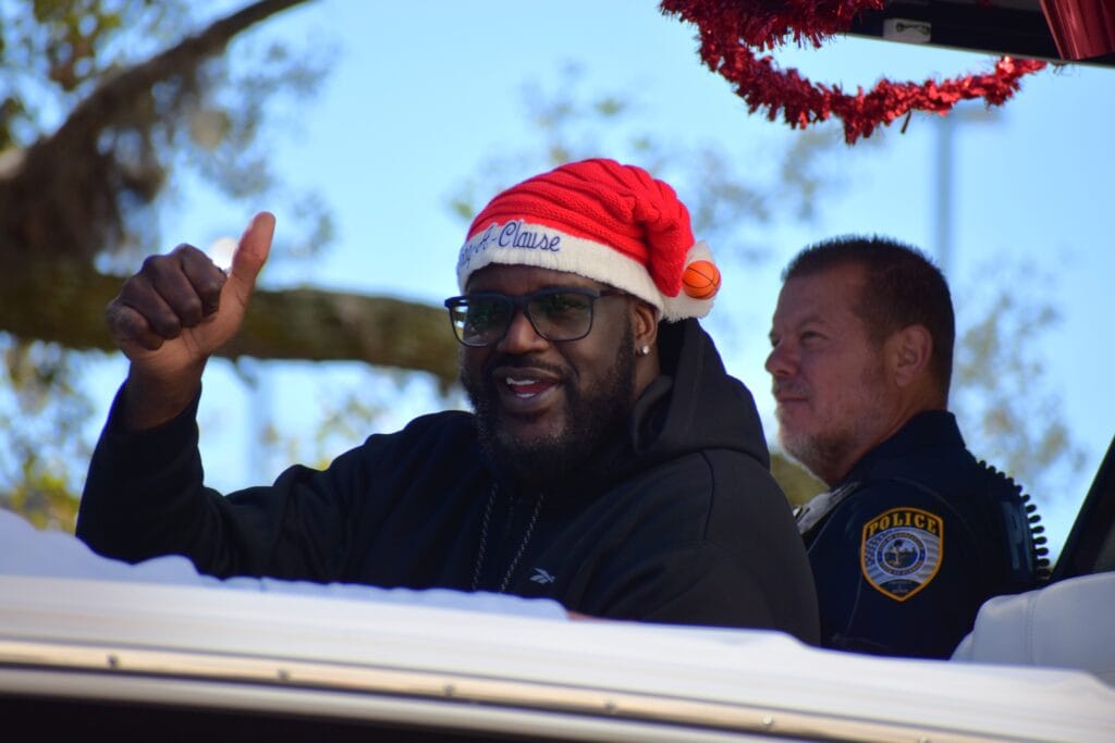 Shaquille O’Neal was the grand marshal for this year's parade.