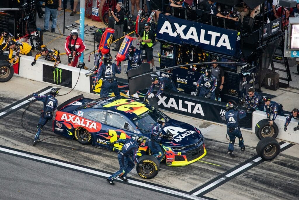 A pitstop at a recent Daytona 500. Photo by Andrew Roberts-Unsplash