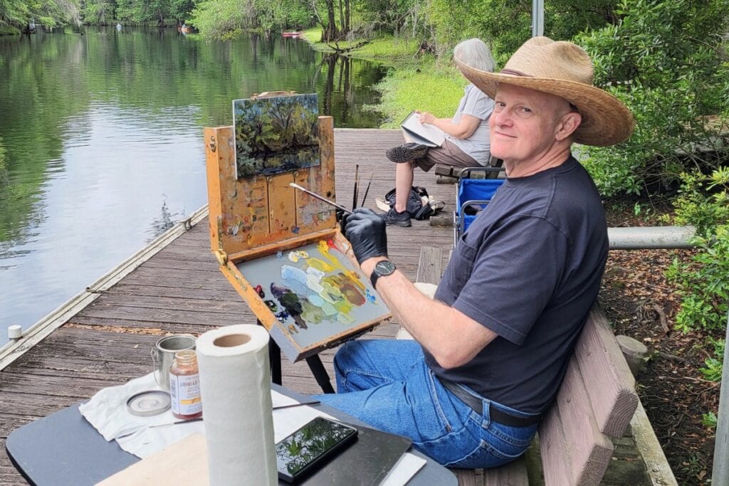 The Alachua County Environmental Protection Department is inviting artists to participate in the March 8 Poe Springs Plein Air event. Courtesy of Alachua County