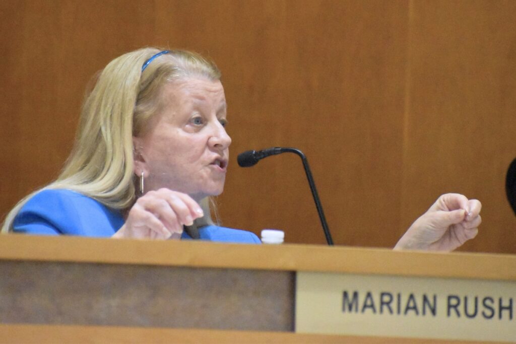 City Attorney Marian Rush said the city manager does not communicate with her. Photo by Glory Reitz