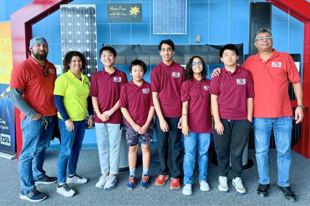 The Frazer School middle science bowl team won their 2025 National Science Bowl regional competition on Feb. 22. Courtesy of The Frazer School