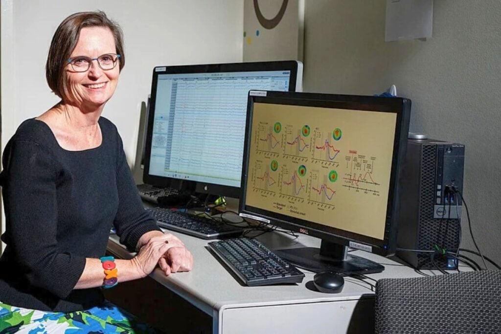 Dr. Carol Mathews co-led the largest-ever genome-wide association study of obsessive-compulsive disorder. Photo by Betsy Brzezinski