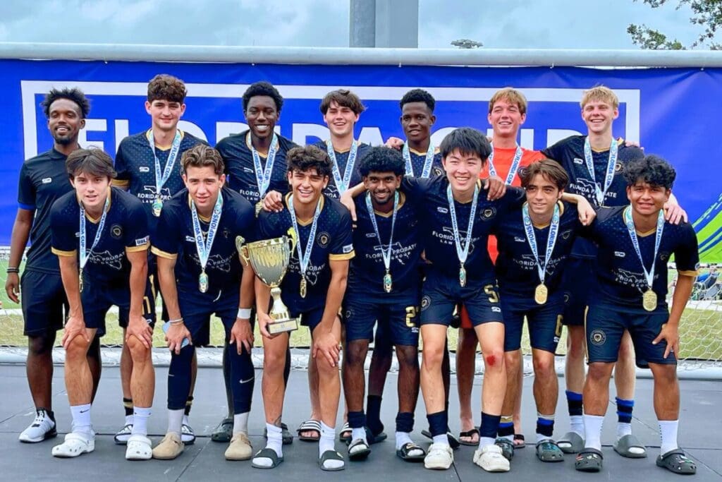 Inter Gainesville KF U19 Men’s soccer team wins Florida Cup.