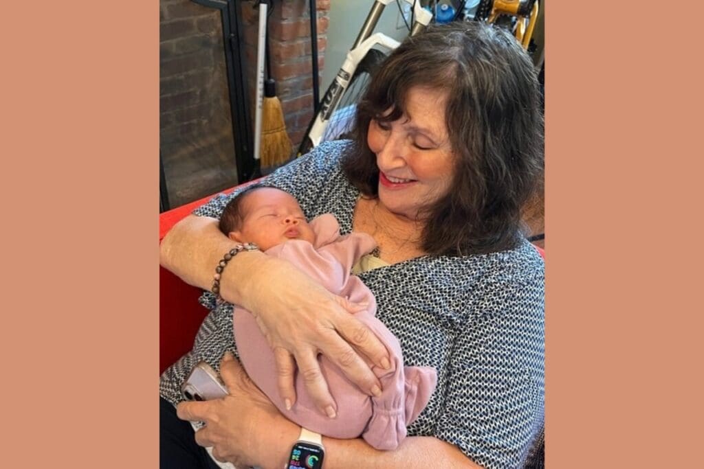 Me and my granddaughter. Courtesy of Ronnie Lovler