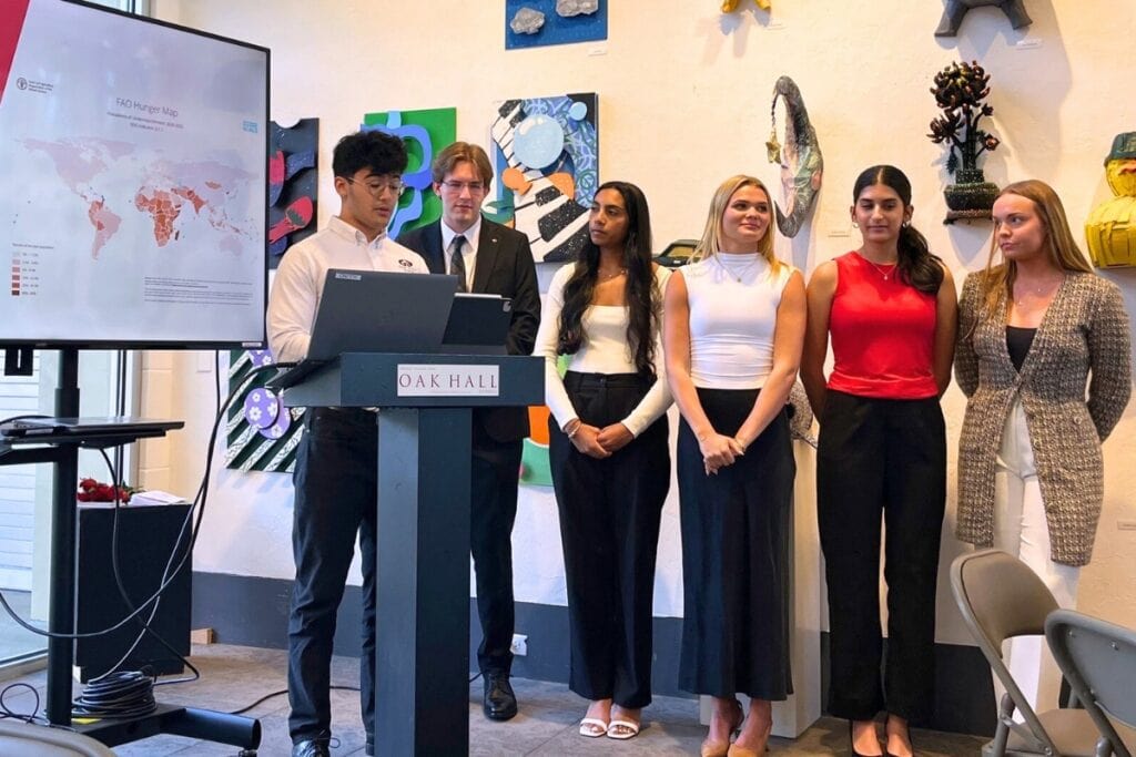 Oak Hall School announced the graduation of its first senior cohort of the Distinguished Scholar Program: Global Affairs.