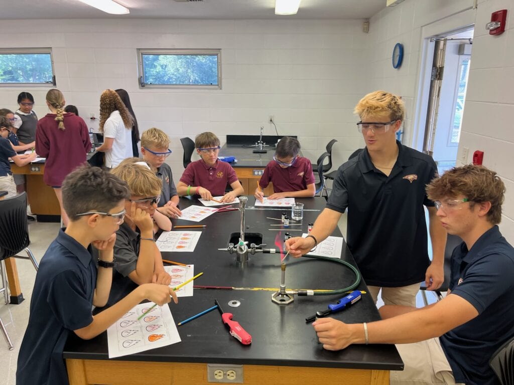 Oak Hall School was one of the schools that participated in the annual Chemathon at UF.
