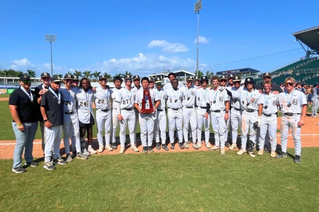 The Buchholz baseball team finished in second place after falling to St. Thomas Aquinas, 8-3, in the FHSAA Class 6A State Championship on Saturday. Photo by Mike Ridaught