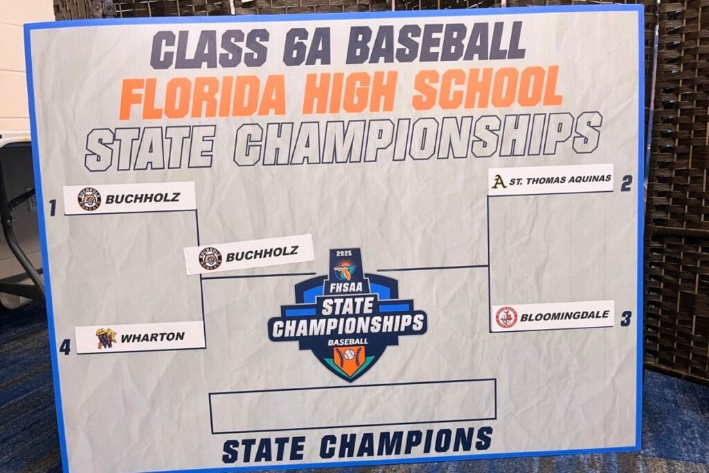 The Buchholz baseball team will advance to the Class 6A state championship game for the second straight year after a 3-0 win over Wharton in the state semifinals on Friday. Photo by Mike Ridaught