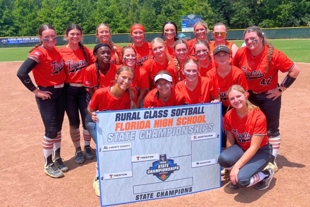 Trenton's softball team advanced to the FHSAA Rural state championship game after defeating Liberty County, 9-2, on Tuesday.