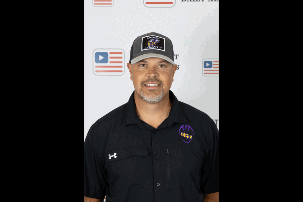 Union County football coach and athletic director Andrew Thomas
