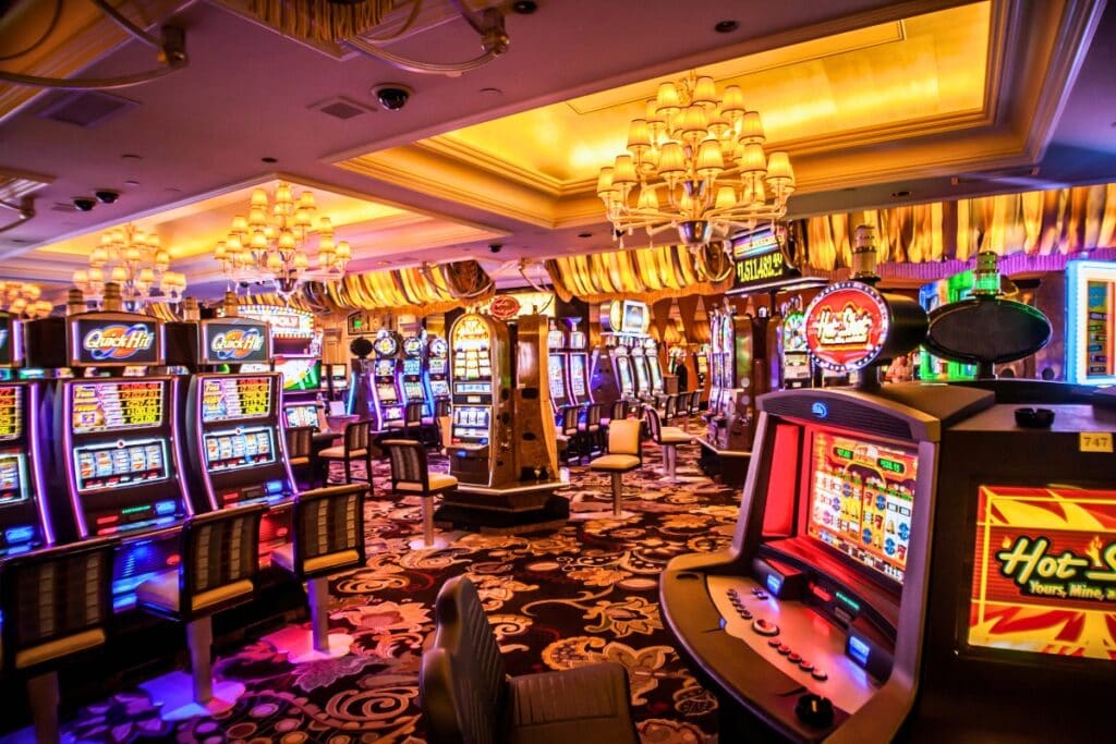 Gambling casino. Las Vegas