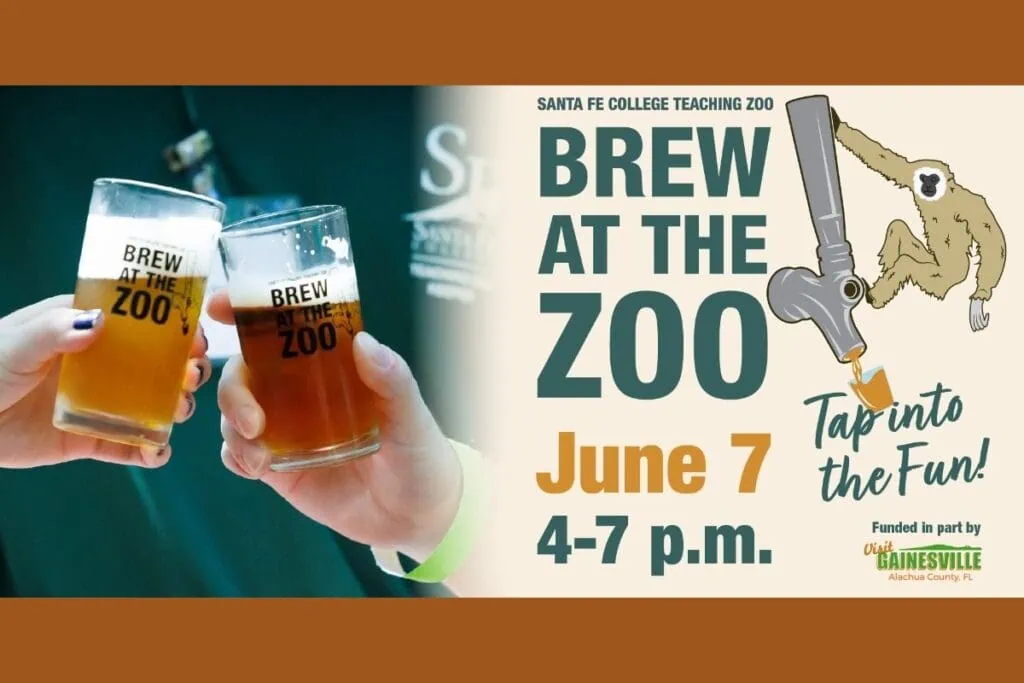 Tickets are still available for the Santa Fe College Teaching Zoo’s “Brew at the Zoo” to be held on Saturday. Courtesy of SF College