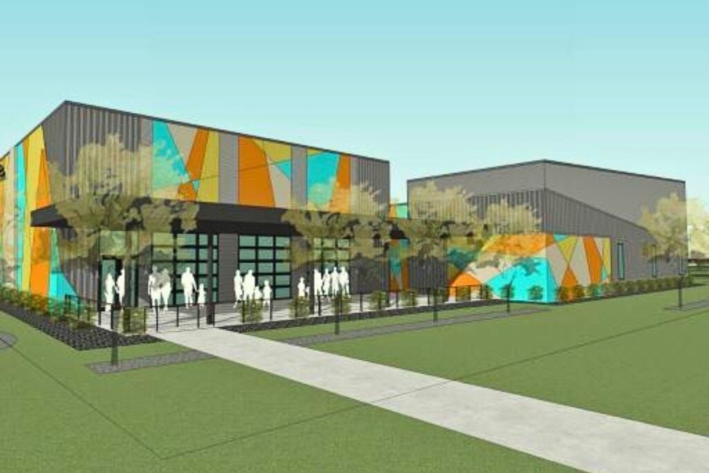 A digital rendition of the new Khoury Family Center for the Arts. Courtesy of Dance Alive National Ballet (1)