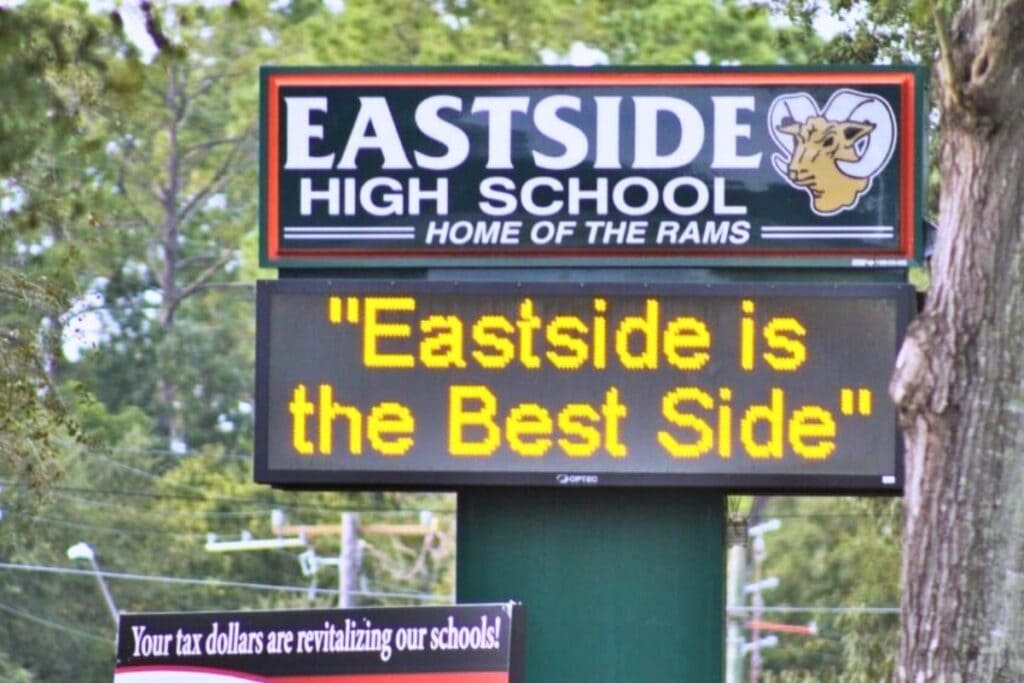 Eastside High School. Photo by Seth Johnson
