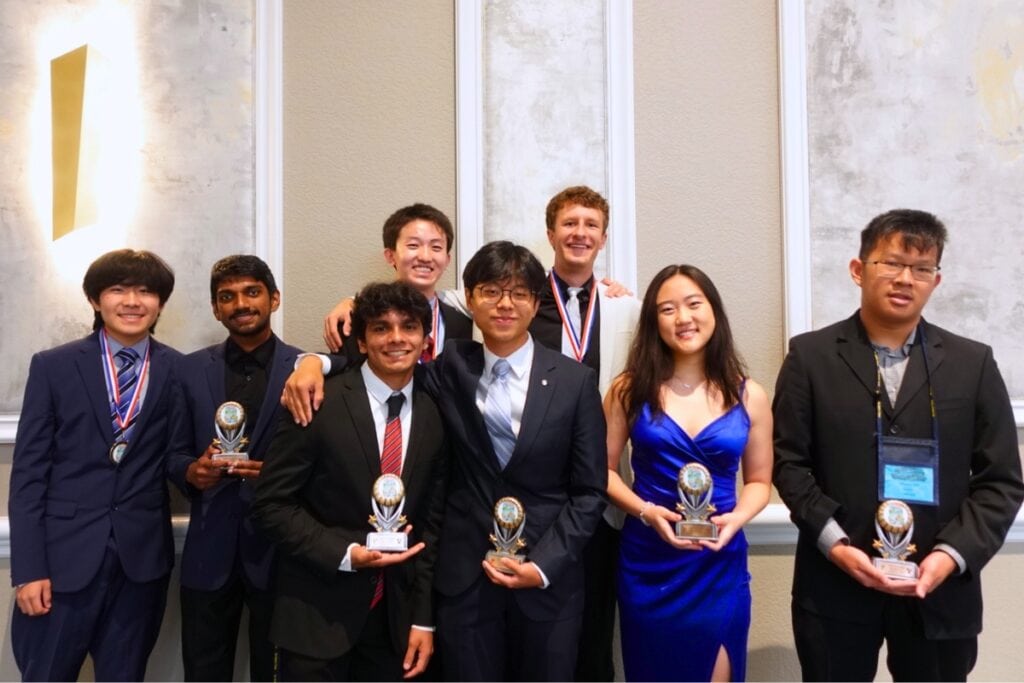 The Frazer School math team recently won the national championship while competing at the MU Alpha Theta National Convention in Orlando July 6-11. Courtesy of The Frazer School