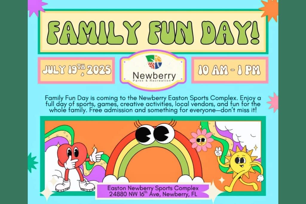The Newberry Parks and Recreation’s Family Fun Day is on tap for Saturday, July 19. Courtesy of Newberry Parks & Rec