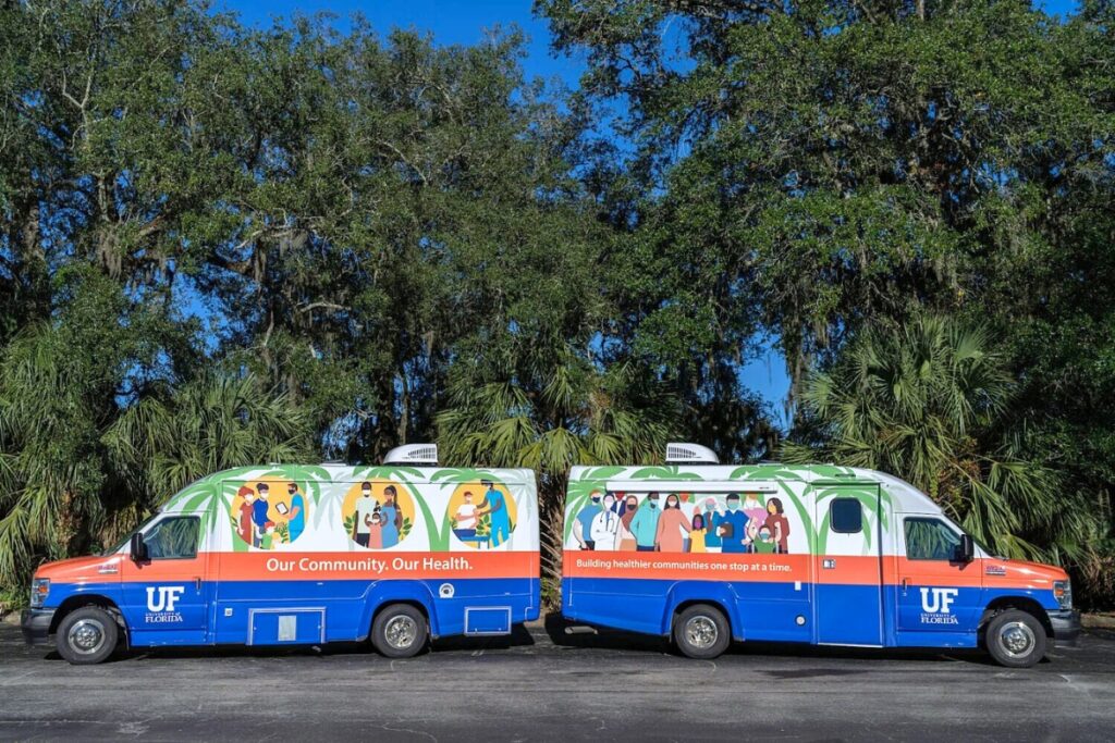 The University of Florida’s new HealthScreen program will use mobile health vehicles to send community health workers and nurses throughout North Central Florida to conduct critical health screenings for heart issues, prediabetes and diabetes.