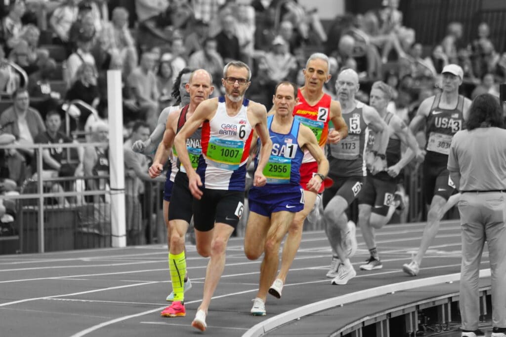 Alachua County was the first American host for the World Masters Athletics Indoor Championships in March 2025. Photo by Seth Johnson