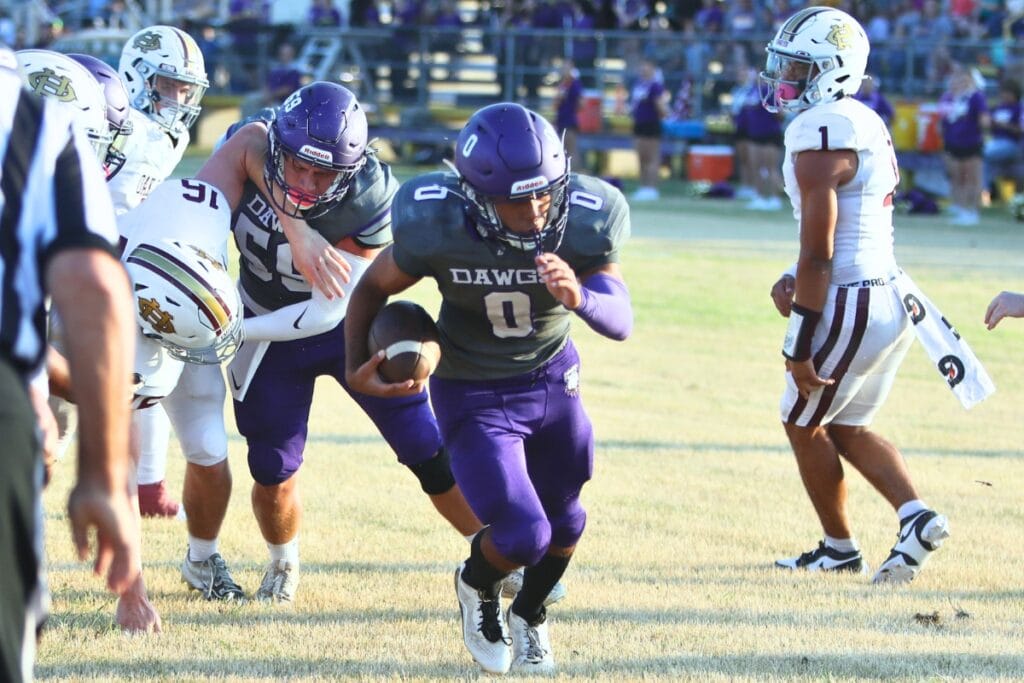 Bell's Landin Williams returns for his junior season after running for 1,981 yards and 20 touchdown last year. Photo by C.J. Gish