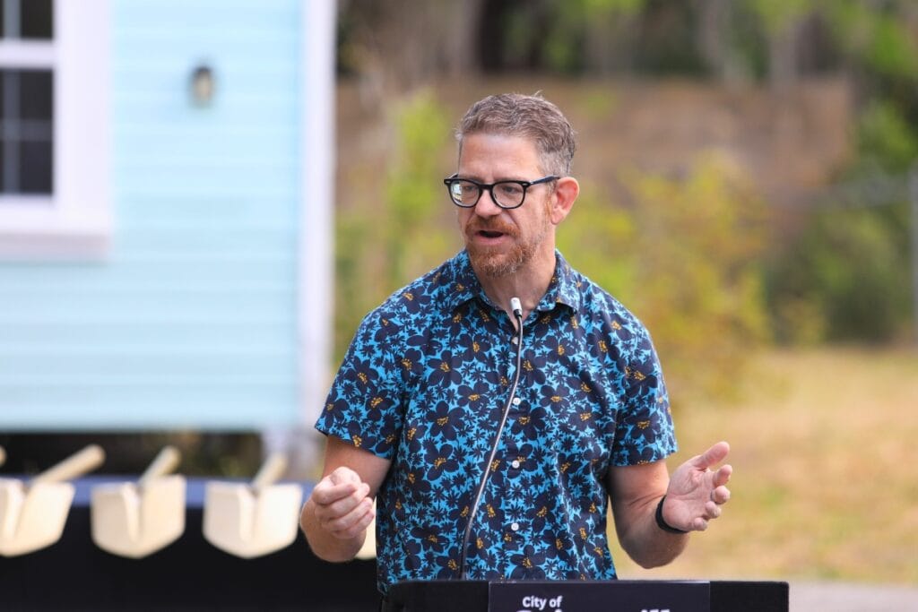 Gainesville's chief operating office, Andrew Persons, said the city can investigate a series of financial deals with AMJ Group to save the Lot 10 development or decide for both parties to walk away. Photo by Seth