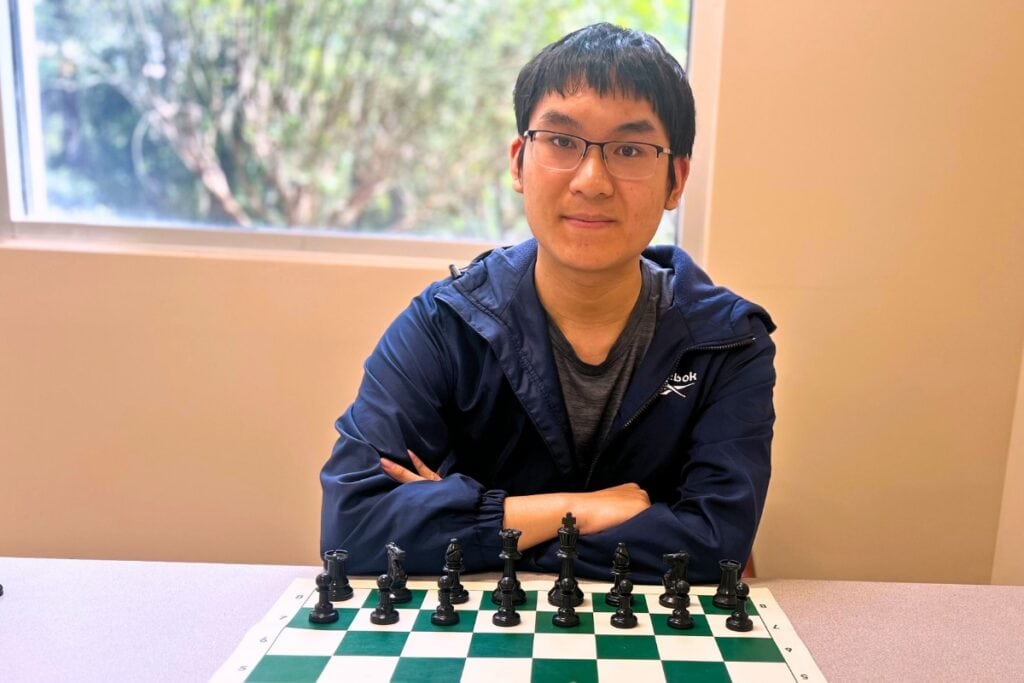 The Frazer School's Bach Ngo won the 41st annual GM Arnold Denker National Tournament of High School State Champions on July 28-31. Photo by Nick Anschultz