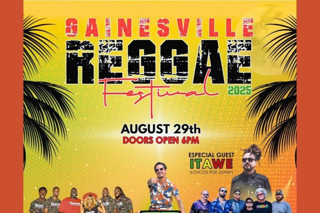 The Gainesville Reggae Festival will take place on Friday, Aug. 29, at the Heartwood Soundstage. Courtesy of Heartwood Soundstage