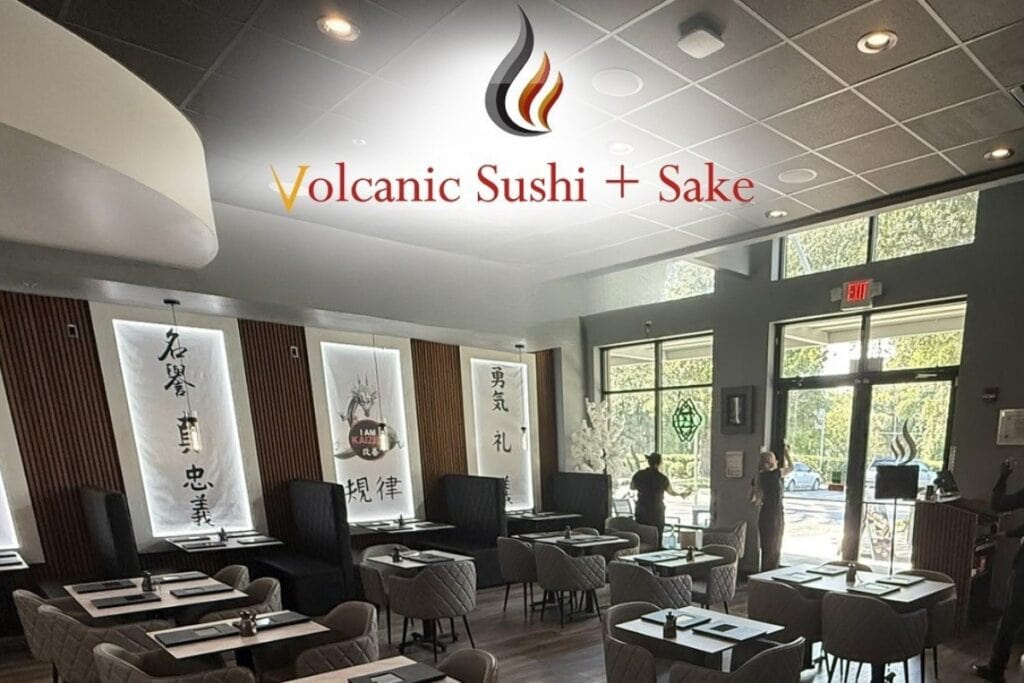 Volcanic Sushi + Sake opens in Tioga Town Center. Courtesy of Tioga Town Center