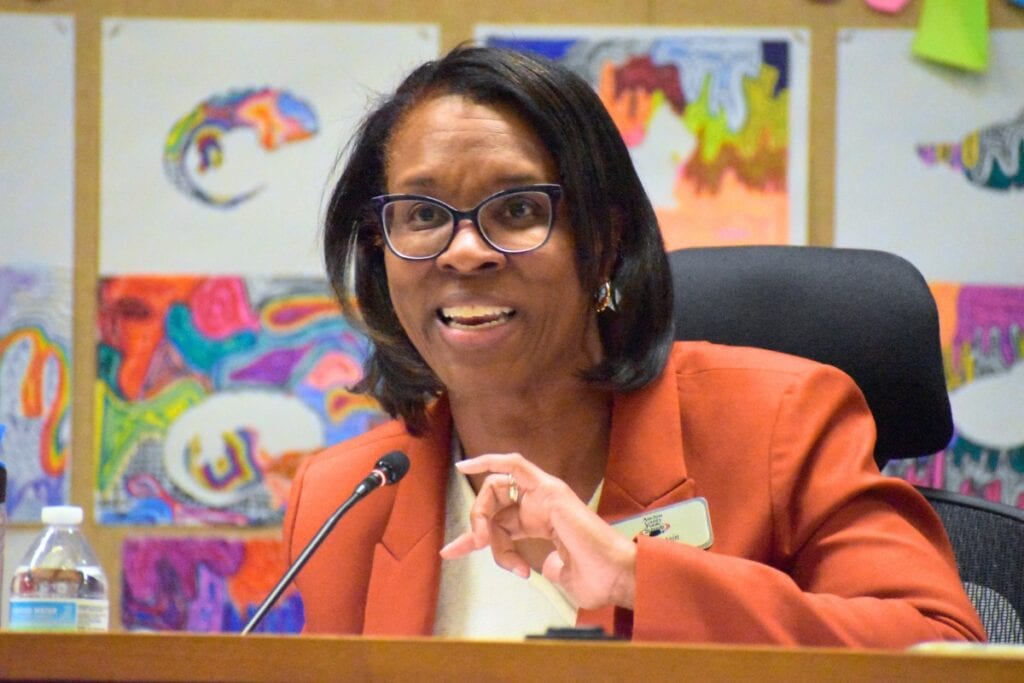 Alachua County School Board Vice Chair Tina Certain is facing backlash about a comment she made on social media regarding the late Charlie Kirk. Photo by Glory Reitz