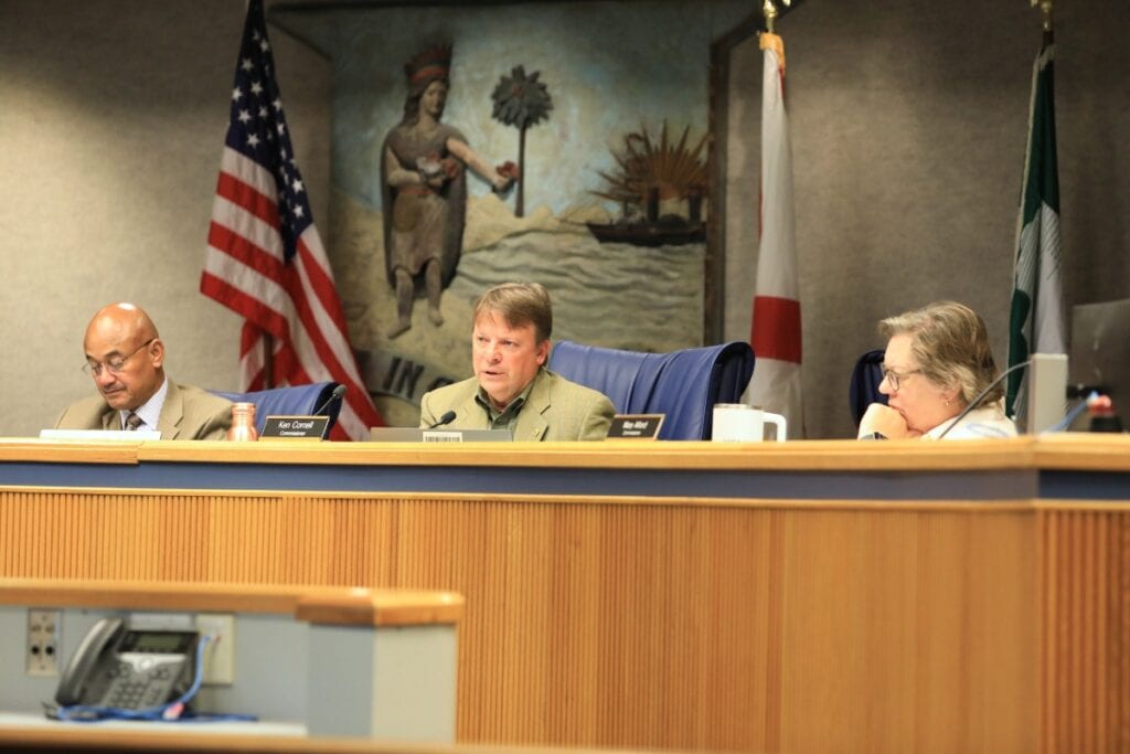 Commissioner Ken Cornell said the county can't take on the Thelma Boltin Center as a project. Photo by Seth Johnson