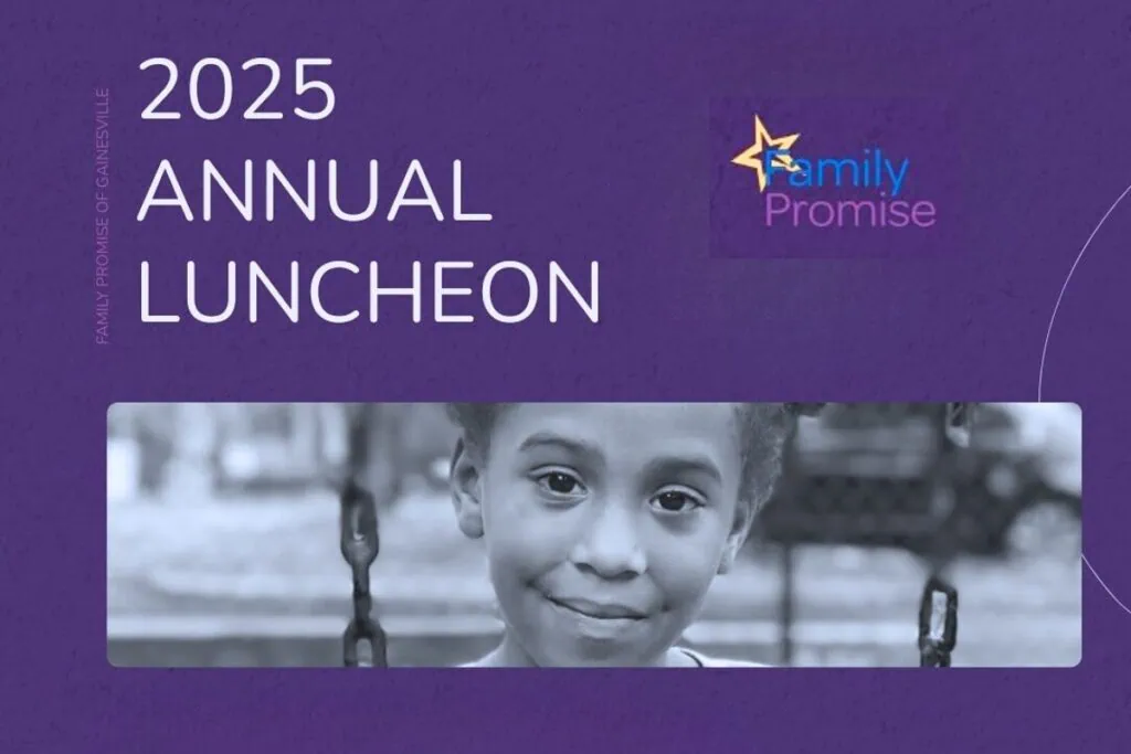 Family Promise of Gainesville will host its 2025 Annual Fall Fundraising Luncheon, A Vision of Promise, on Thursday, Sept. 25. Courtesy of Family Promise of Gainesville