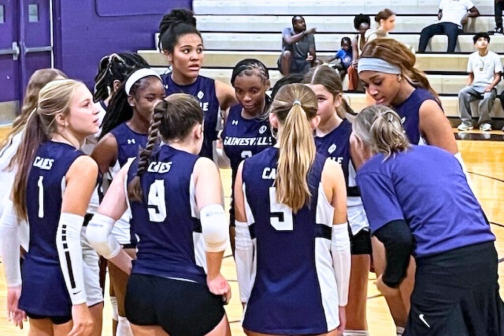 Gainesville will be one of several area junior varsity volleyball teams participating in Saturday's Rising Stars Classic to be held at Legacy Multipurpose Center in Alachua. Photo by Mike Ridaught