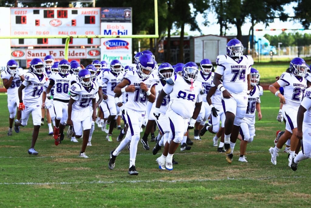 Gainesville's Friday game at Forest (Ocala) will be broadcast on 106.9 FM I Am Country. Photo by C.J Gish