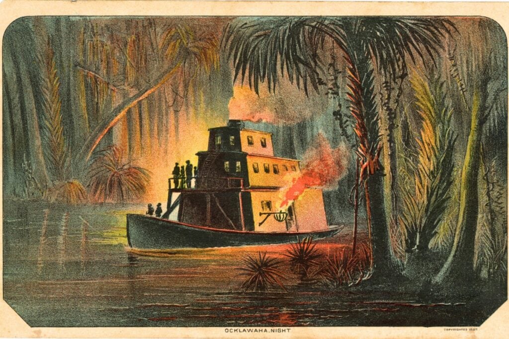 Ocklawaha at Night. Courtesy of Matheson History Museum