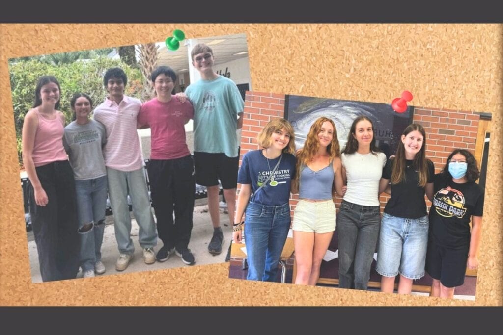 Students from Buchholz (left) and Gainesville High Schools were named 2026 National Merit Scholarship semifinalists. Courtesy of ACPS