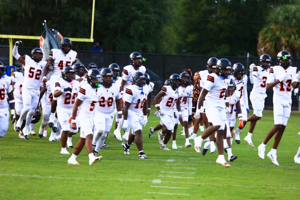 The undefeated Hawthorne Hornets travel to Oakleaf (Orange Park) on Friday and the game will be broadcast on 106.9 FM I Am Country. Photo by C.J. Gish