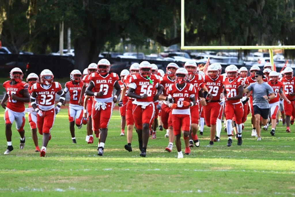 Undefeated Santa Fe will host University Christian (Jacksonville) in Alachua on Friday with the game being live streamed on Mainstreet Daily News. Photo by C.J. Gish