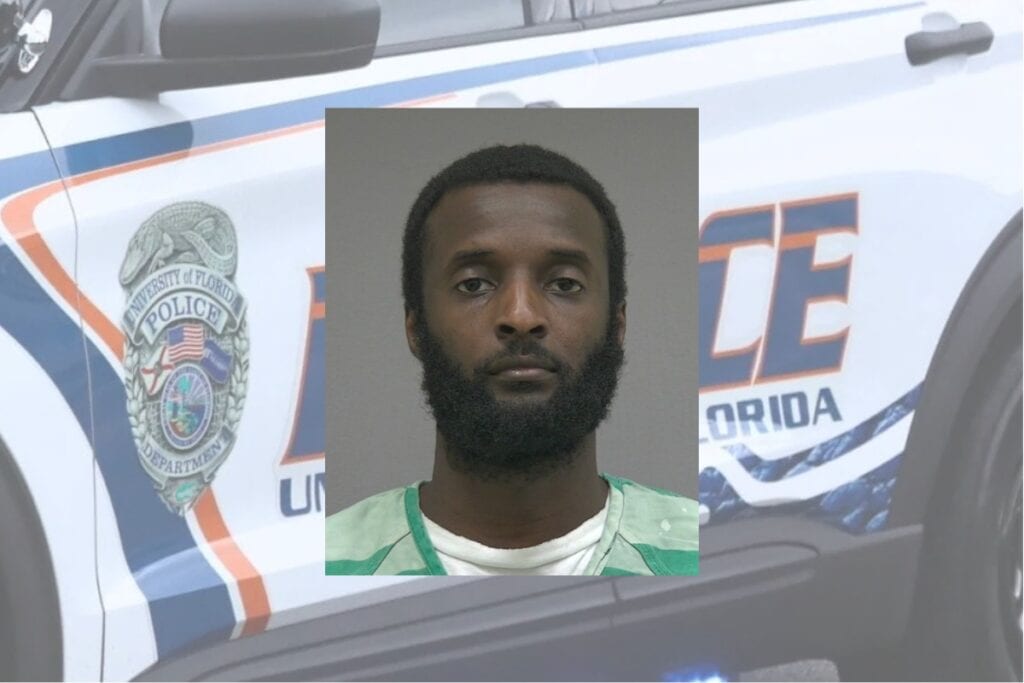 Riley Washington, 36, was arrested Thursday for loitering, stalking and sexual battery.