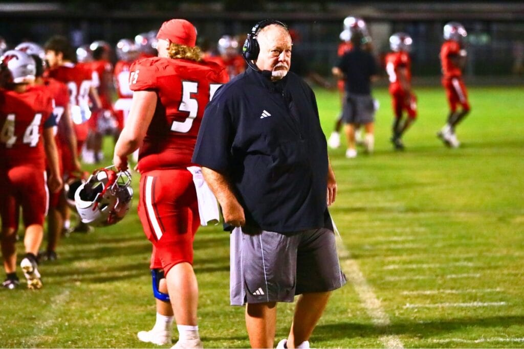 Williston head coach Robby Pruitt is within one win of becoming the first high school football coach to reach 200 wins in two separate states. Photo by C.J. Gish