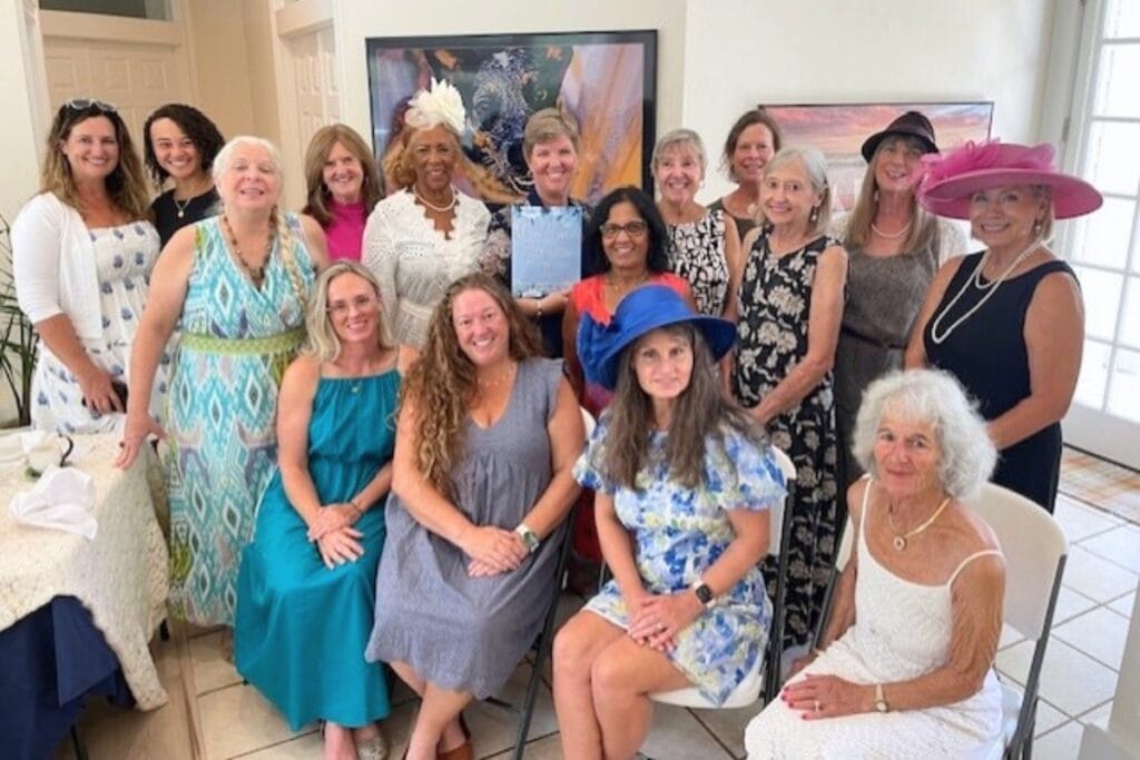 A group shot of the attendees at the launch party. Photo by Jenny Gerling