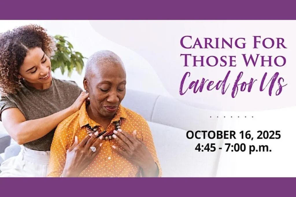Community Hospice & Palliative Care will host an educational event titled, Caring for those Who Cared for Us, on Thursday, Oct. 16, at the SF Blount Center in Gainesville.