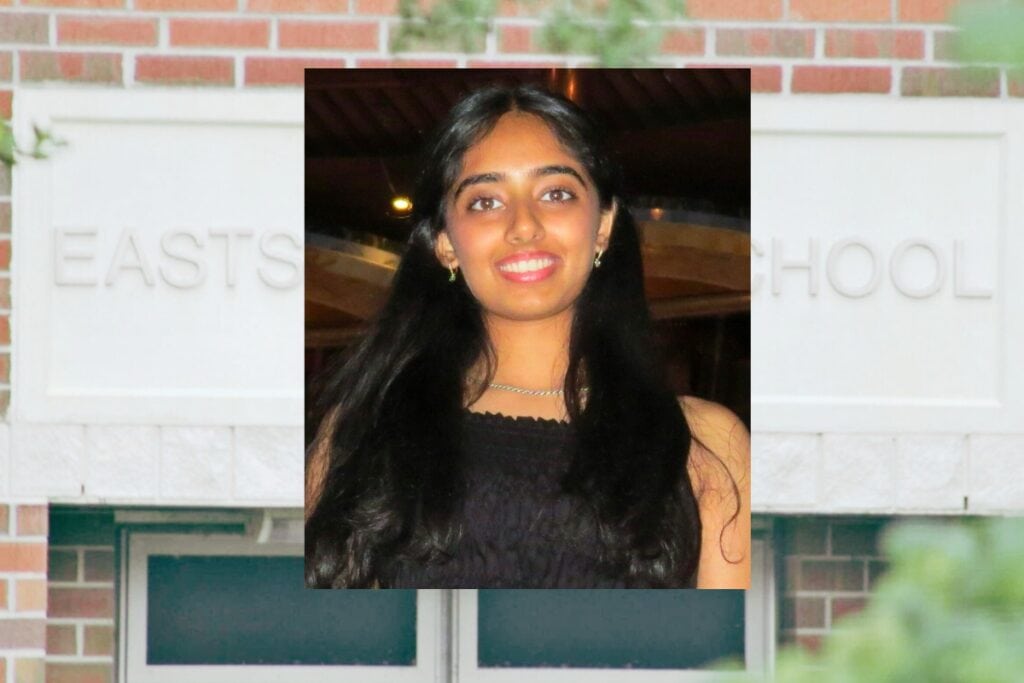 Eastside High School senior Shivi Tripathi has spent nearly two years as an ENGin program mentor to students in the Ukraine. Courtesy of Shivi Tripathi