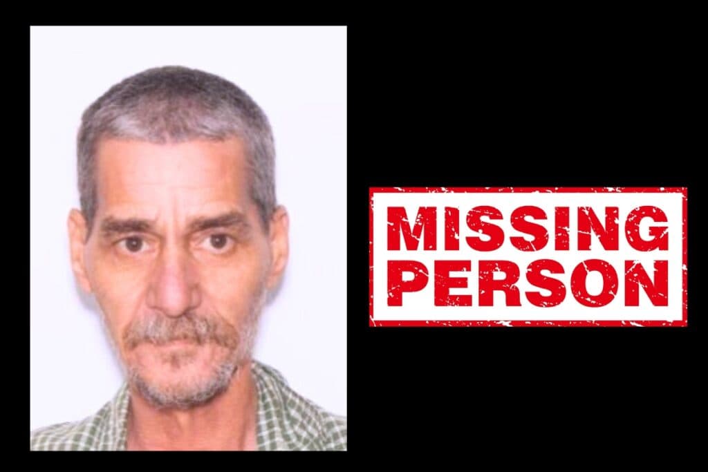 Gainesville police are asking for the public’s help in locating a 60-year-old Old Town man who was discharged from UF Health Shands Hospital on Friday. Courtesy of GPD