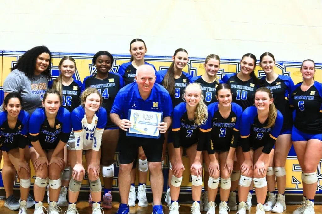 Newberry head coach Hank Rone earned his 100th career win against Palatka in the Class 3A-District 5 semifinals. Photo by C.J. Gish