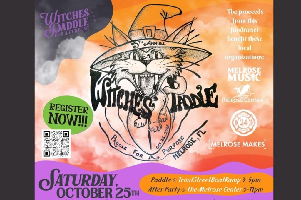 The Fifth Annual Melrose Witches Paddle is slated for Saturday. Courtesy of Melrosemakes