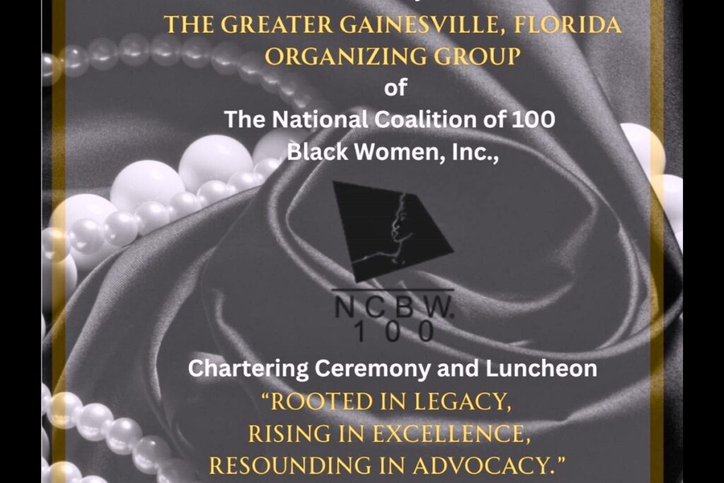 The National Coalition of 100 Black Women, Inc. will induct 83 women into its Greater Gainesville Chapter chartering ceremony on Nov. 1 at the Hilton UF Conference Center. Courtesy of NC100BW