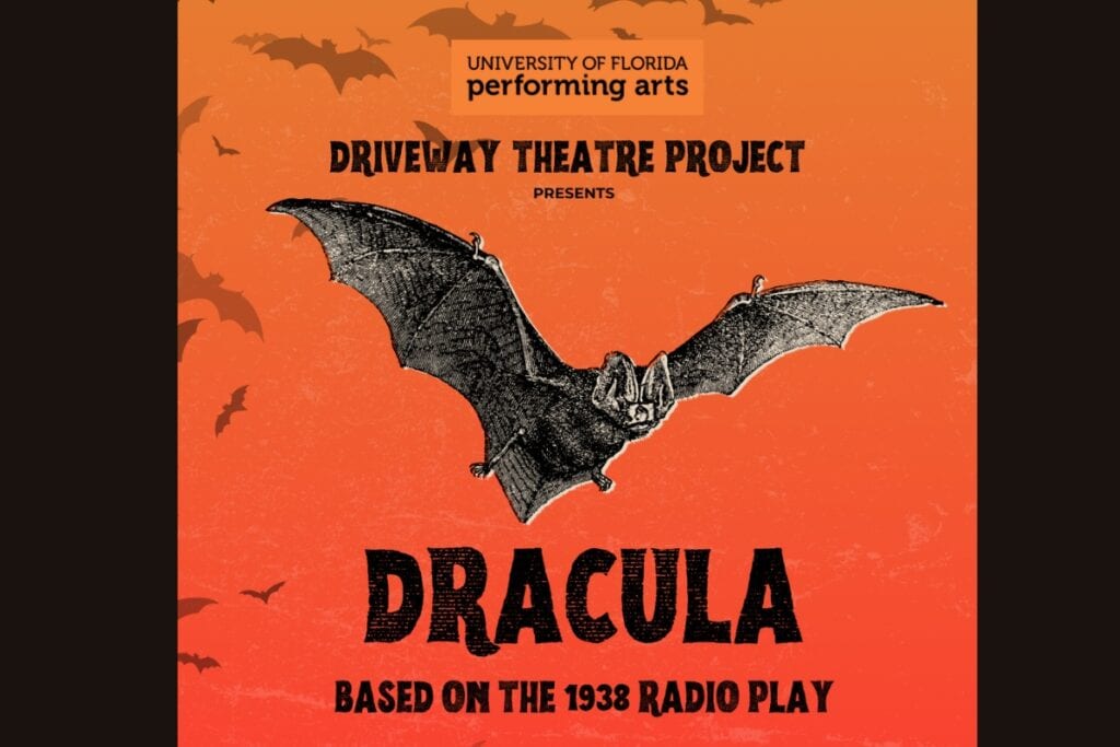 The UF Theatre Driveway Project will present “Dracula,” revamped as a live radio play, on Wednesday at the Matheson History Museum. Courtesy of Matheson