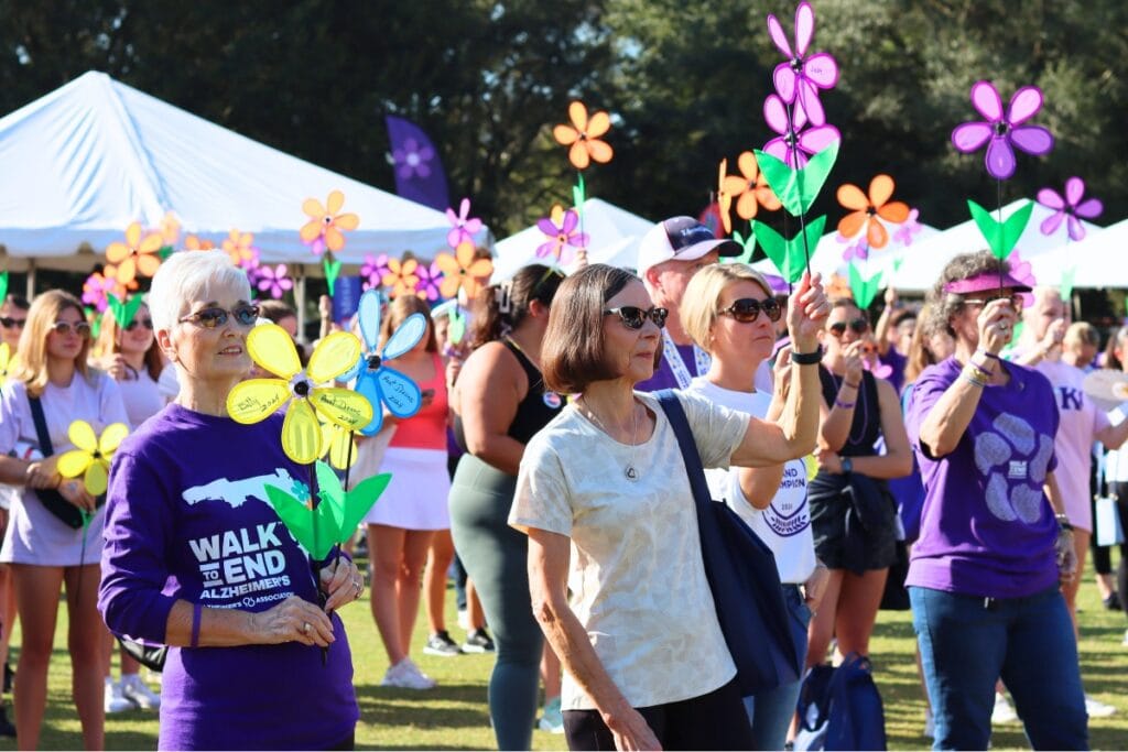 The annual Walk To End Alzheimer's event will be held on Saturday, Oct. 11, at the Trinity United Methodist Church in Gainesville. Courtesy of Alzheimer's Association