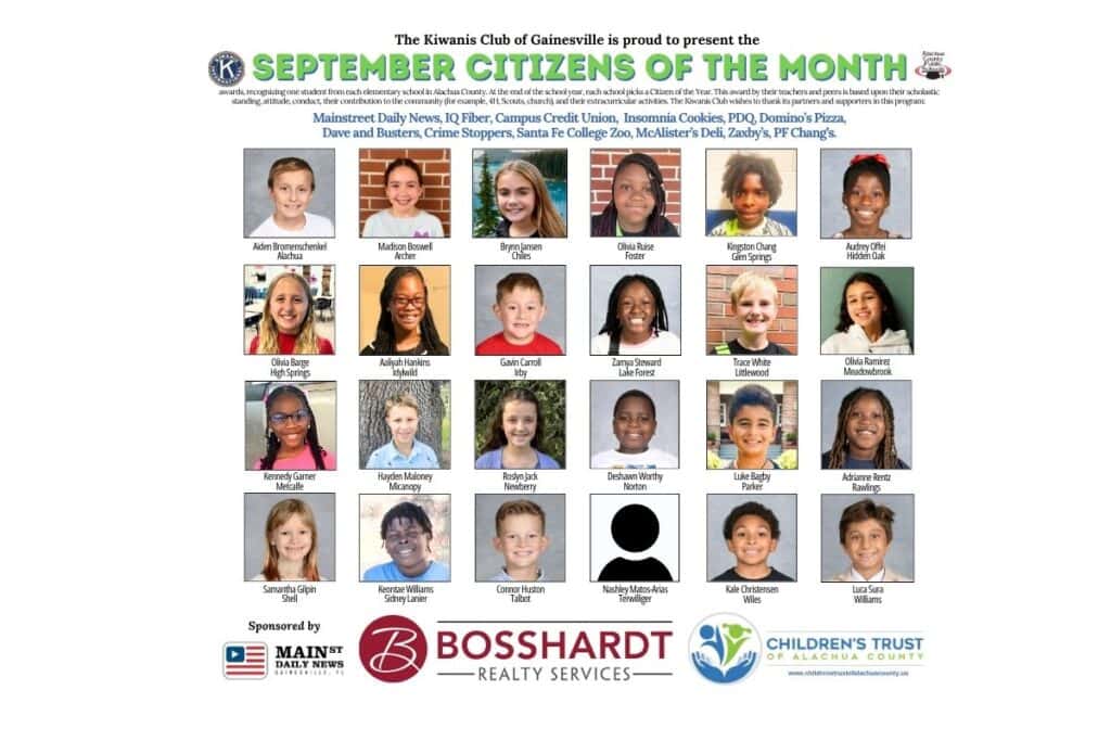 September Citizens of the Month