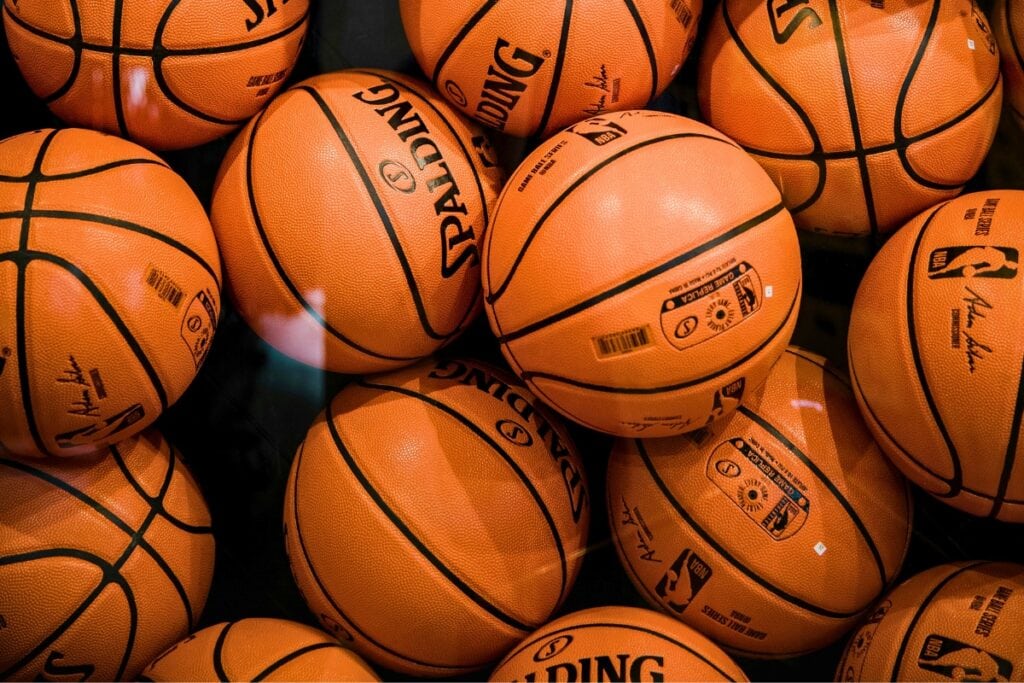 Basketballs. Photo by Jason Leung-unsplash